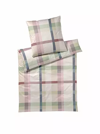 ELEGANTE | Satin-Bettwäsche 70x90cm/140x200cm NIGHT GARDEN Pastell | 